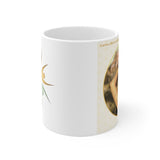 "There Is A Light That Will Remain" White Ceramic Mug - choice of two sizes