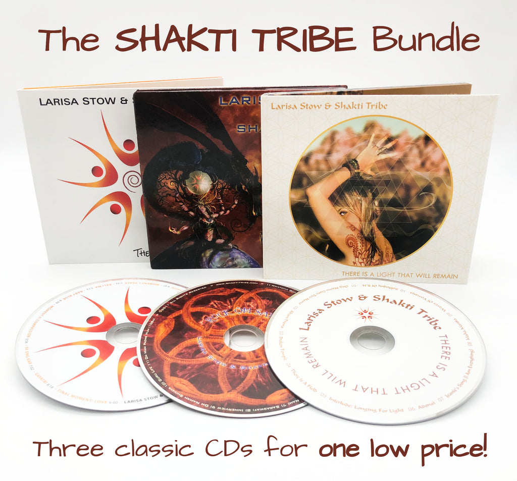 The SHAKTI TRIBE CD Bundle - 3 Classic Albums from Larisa Stow & Shakti Tribe