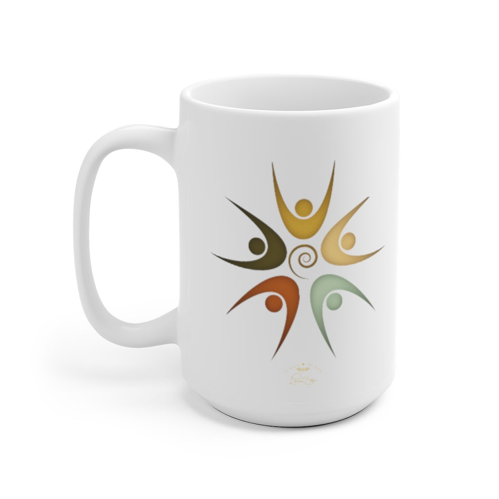 "There Is A Light That Will Remain" White Ceramic Mug - choice of two sizes