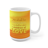 Yellow & Orange "Peacemakers" Ceramic Mug - choice of two sizes